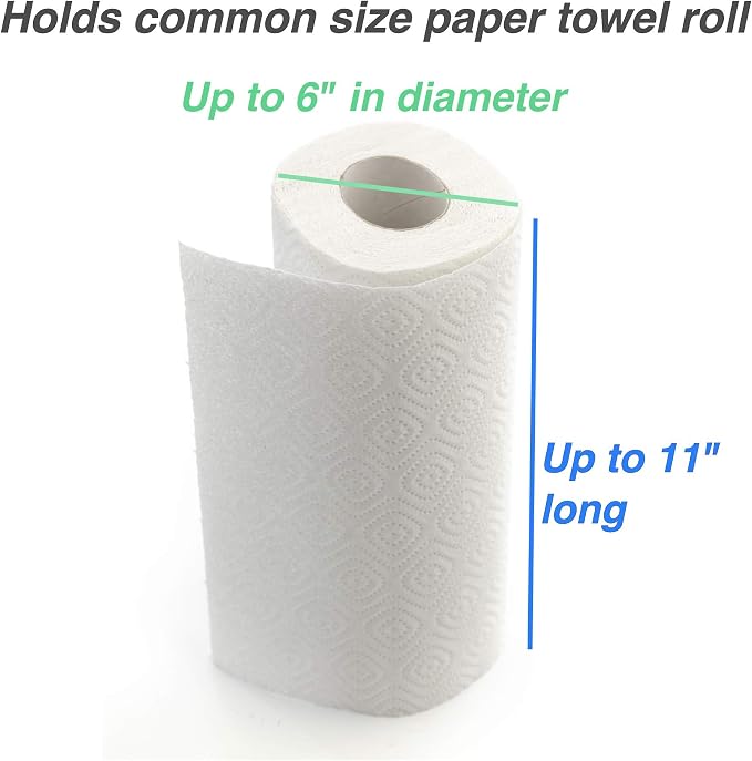 RightArrange One-Handed Tear Pegboard Paper Towel Holder - Image 4