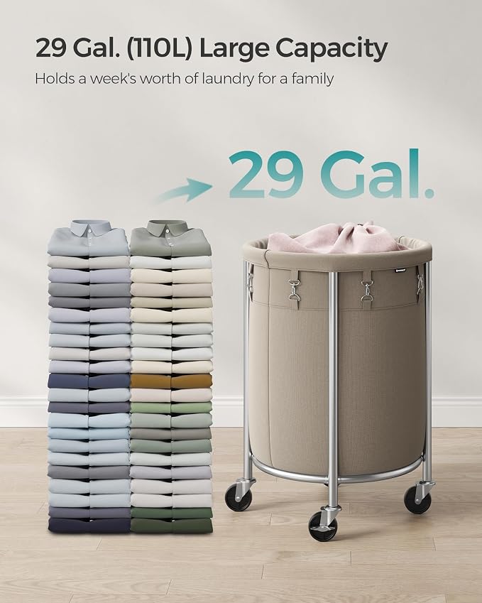 SONGMICS 29-Gallon Laundry Basket - Image 3