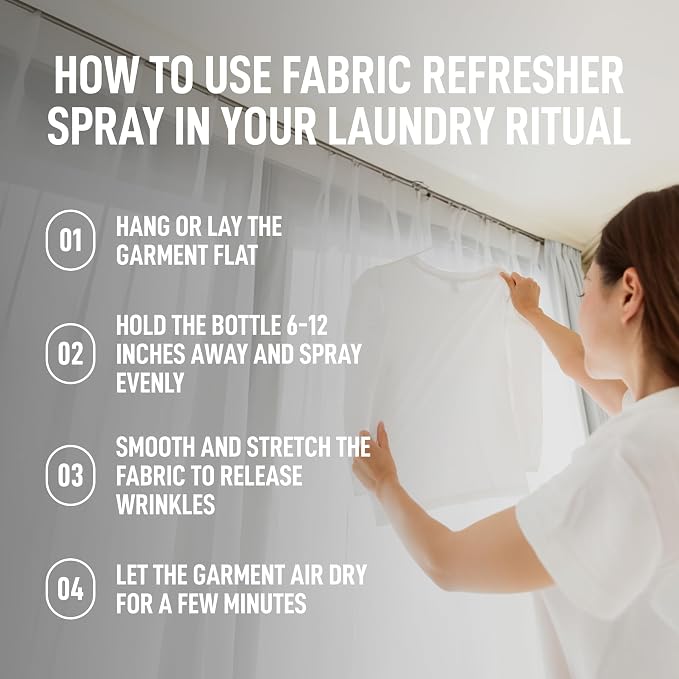 Laundry Sauce Fabric Refresher Spray Egyptian Rose, Odor-Fighting Fabric - Image 5
