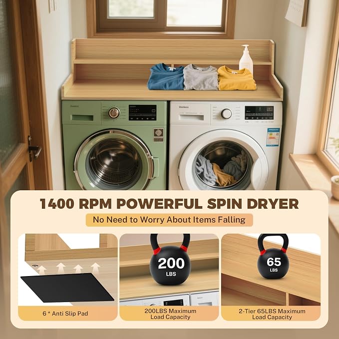 FAHKNS 2-Tier Washer Dryer Countertop - Image 5