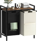 Double Compartment Laundry Basket, Laundry Sorter by Huhote