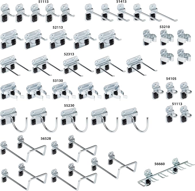 Triton Products LockHook Steel Pegboard Hook Assortment Kit - Image 2
