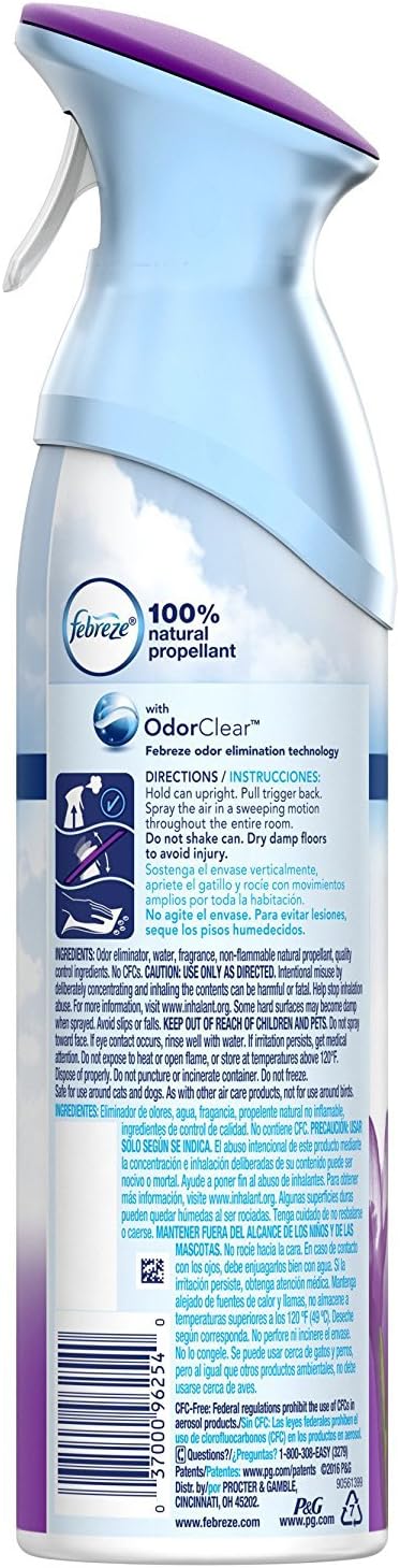 Febreze Air Freshener Spray, Spring & Renewal Scent, Odor Eliminator - Image 2