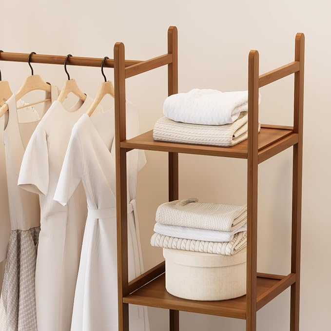 Bamboo Clothes Rack, Garment Rack - Image 6