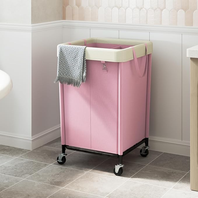 WOWLIVE 160L Rolling Laundry Hamper - Image 4