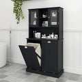Tall Tilt Out Laundry Hamper Cabinet by OQSC