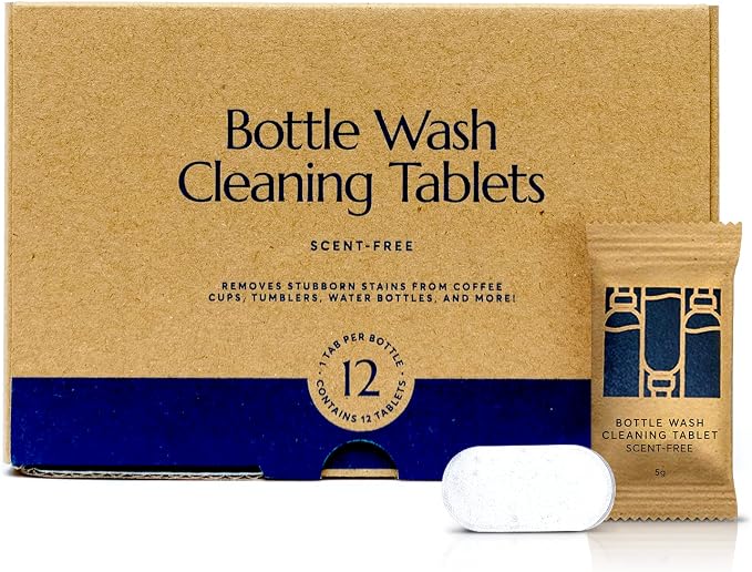 CLEANOMIC Bottle Wash Cleaner Tablets by Cleanomic