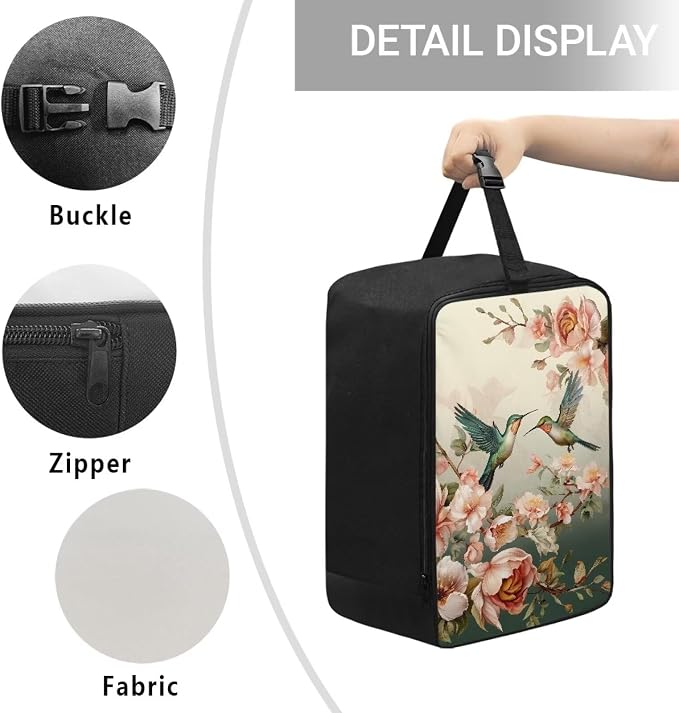 Hummingbird Portable Travel Iron Storage Bag Lightweight Carrying Case - Image 5