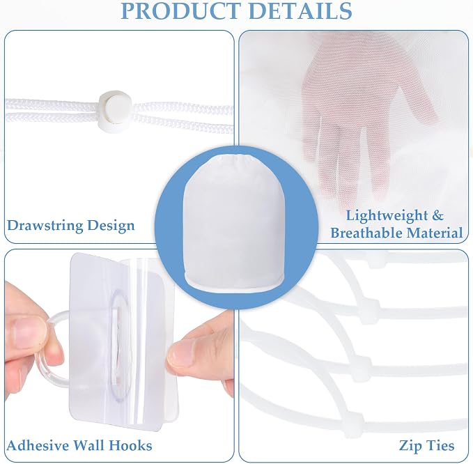 4 Pack Dryer Vent Lint Catcher Bags, Lint Trap Catcher - Image 5