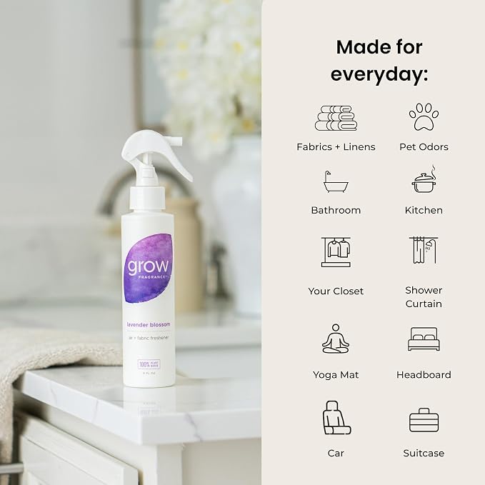 Grow Fragrance Scented Fabric and Room Air Freshener Spray - Image 4