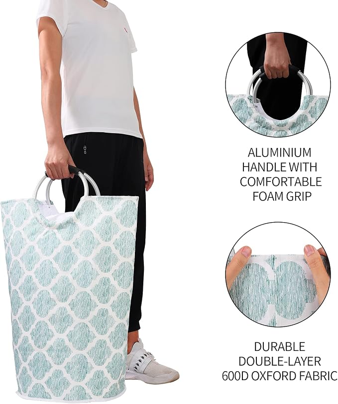 Dalykate Extra Large Laundry Basket 115L Collapsible Oxford Fabric Laundry - Image 5