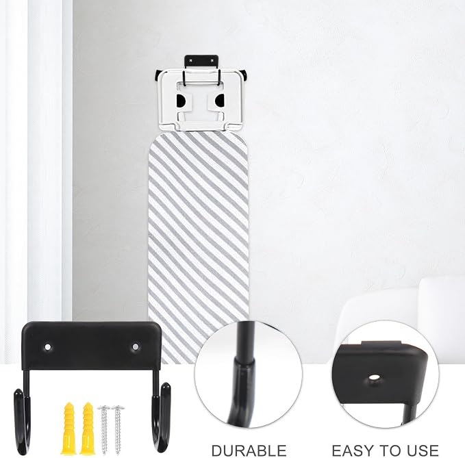 Healifty Ironing Board Hook Wall Mount - Image 9