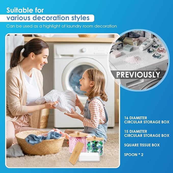 3 Pack Laundry Pod Container - Image 5