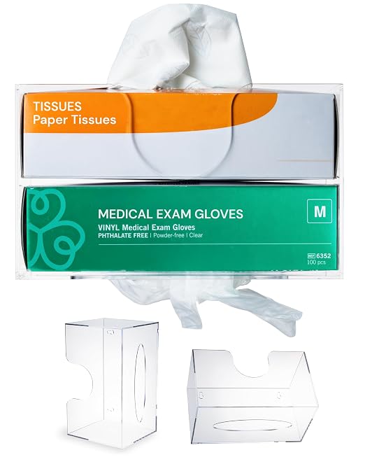 Double Tissue Box Holder & Glove Dispenser by SimplyImagine