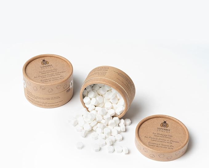 SuperBee Dentos Toothpaste Tablets, 100 Tabs, Fluoride Free & Eco Friendly - Image 3