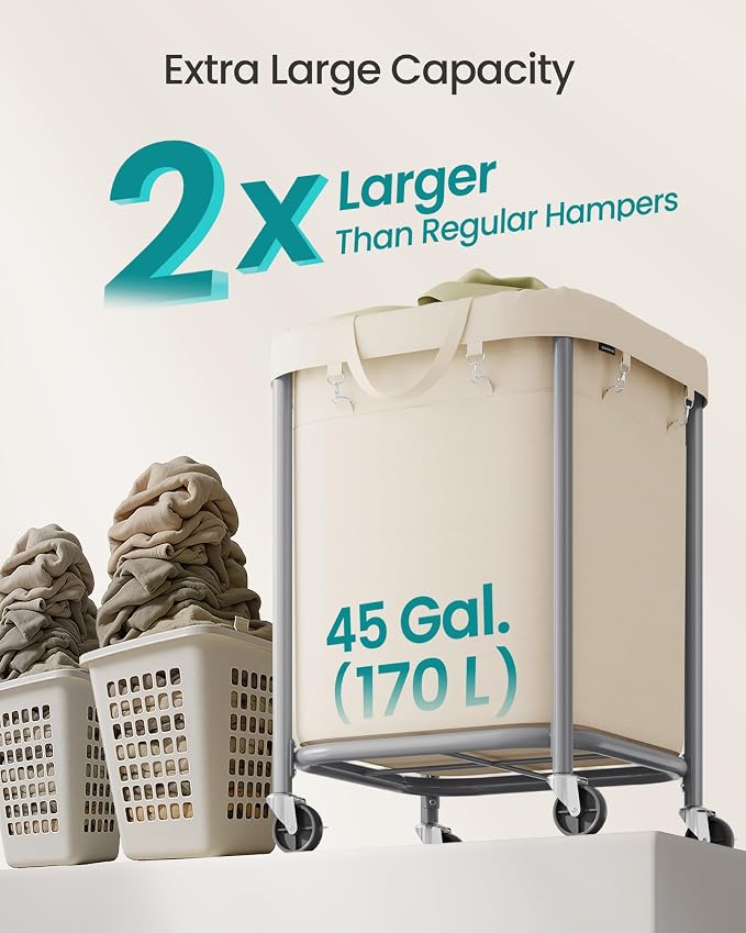 SONGMICS 45-Gallon Laundry Basket - Image 3