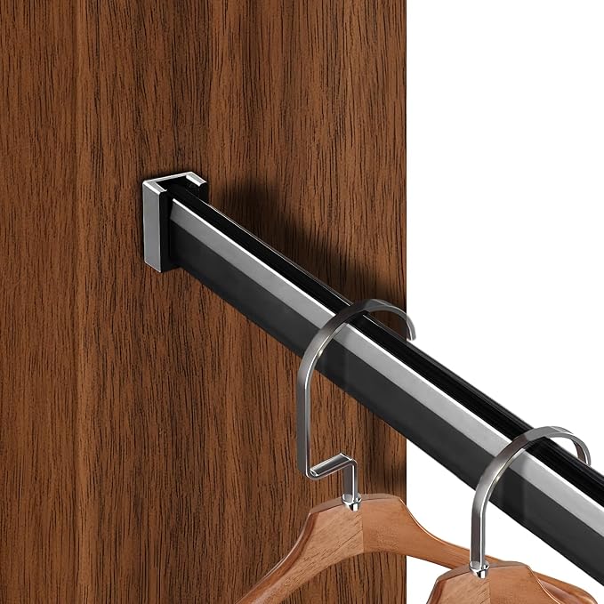 Closet Rod - Cuttable Wardrobe Garment Bar Kit - Heavy Duty Closet Rods - by AGFKXO