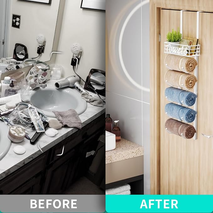 HapiRm Towel Racks for Bathroom Storage - Image 9
