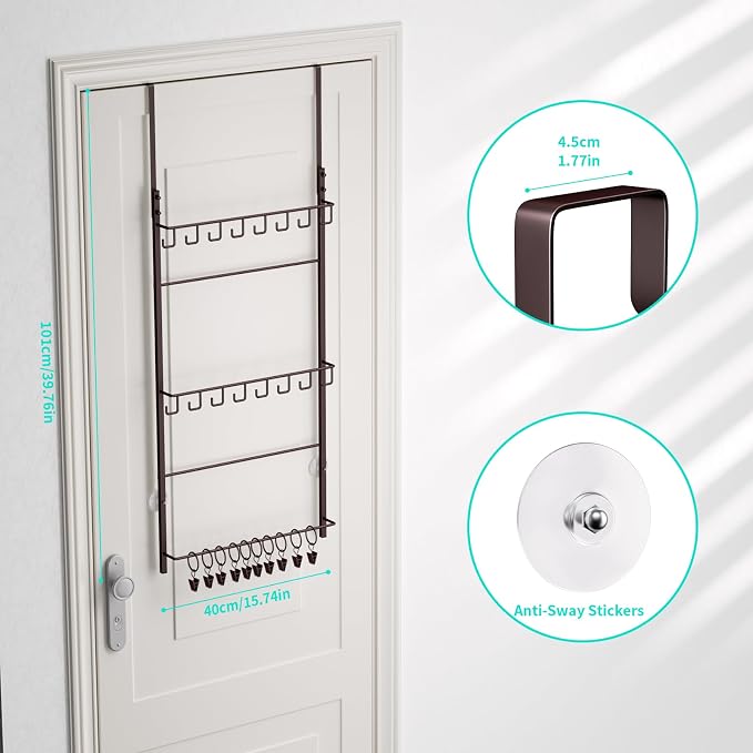 HapiRm Over Door Hat Rack - Image 8