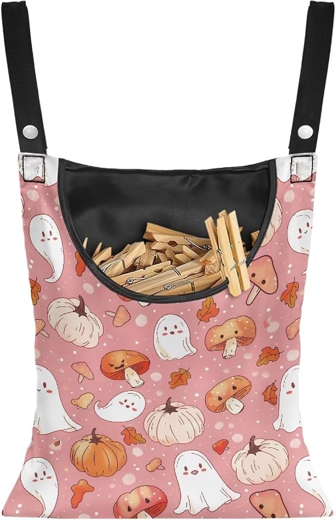 Halloween Ghost Clothespin Bag by Bivxisrvo