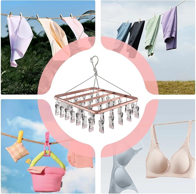 Windproof Clothes Hanger, Strong Load Rack, 20 Inch Hanger - Image 5