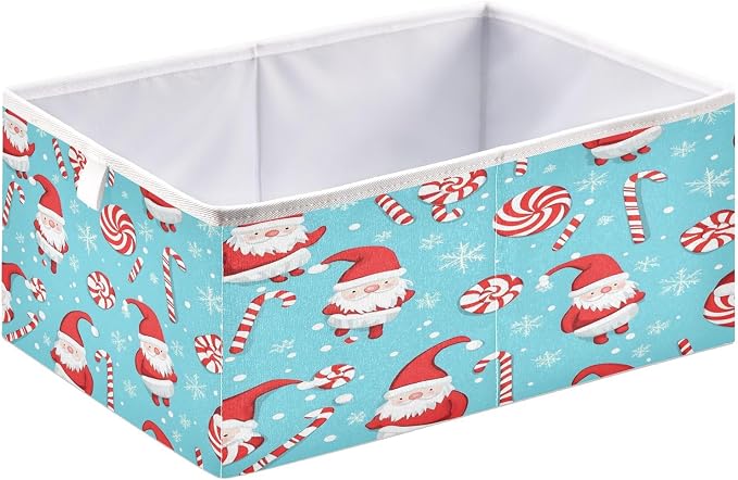 senya Large Storage Bins Christmas Candy Seamless Pattern Collapsible Foldable - Image 2