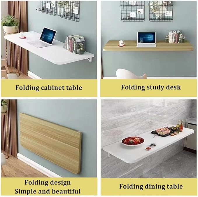 Fold Down Laundry Table Wall Mounted, Folding Wall Mounted Drop Leaf Table - Image 5