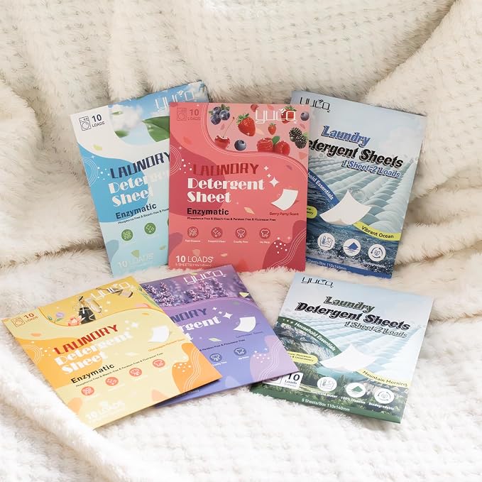 YUCO Travel Pack Laundry Detergent Sheets 2 Pack of 5 Sheet - Image 2