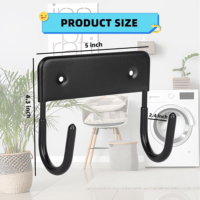 BiJun Ironing Board Hanger Wall Mount, Ironing Board Hanger - Image 5