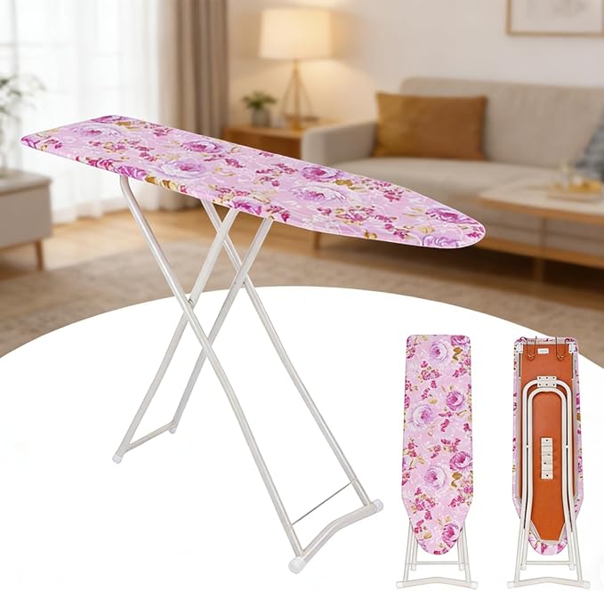 Ironing Board Full-Size, Adjustable Height Foldable Extended Household Ironing by sxvbdway