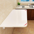 Wall Mounted Folding Table for Kitchen, Wood Wall Mounted Table, Bracket Heavy by MMLeYN