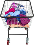 Laundry Cart, 110Lbs Load Capacity Steel Wire Laundry Cart Rectangular Laundry by Unknown