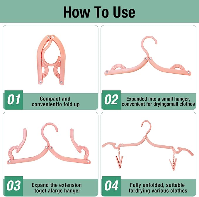 26Pcs Travel Hangers Foldable - Image 6