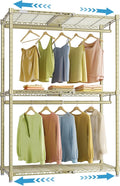 VIPEK X1 Expandable Clothes Rack Heavy Duty Adjustable from 2' to 3'5" by VIPEK