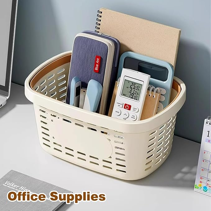 2 Pack Plastic Storage Basket - Image 4