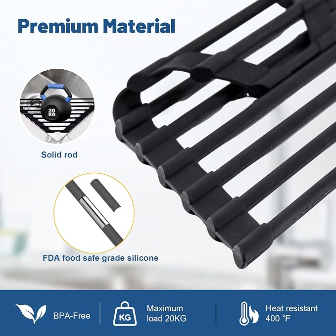 Triangle Roll Up Dish Drying Rack - Image 4