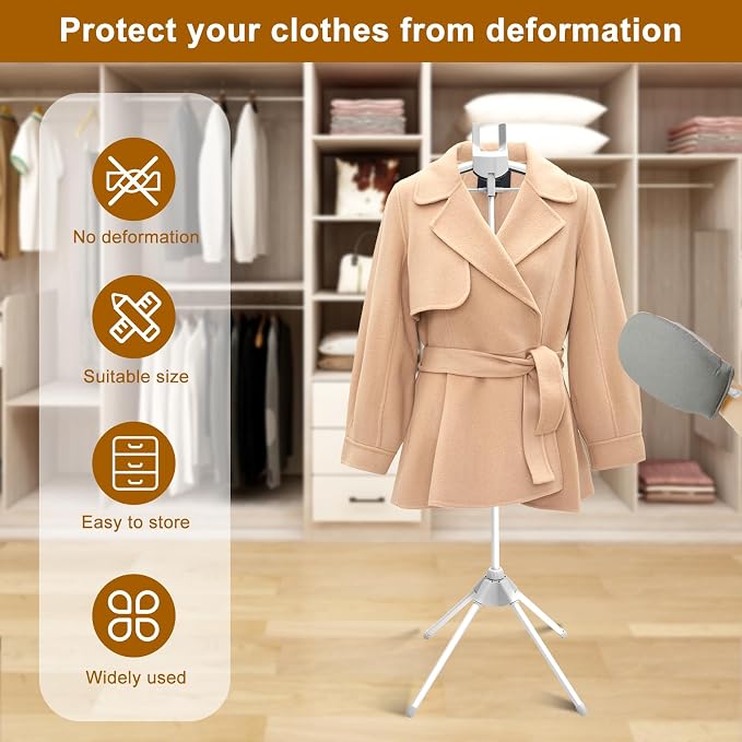 Garment Steamer Rack, Foldable Garment Steamer Stand - Image 5