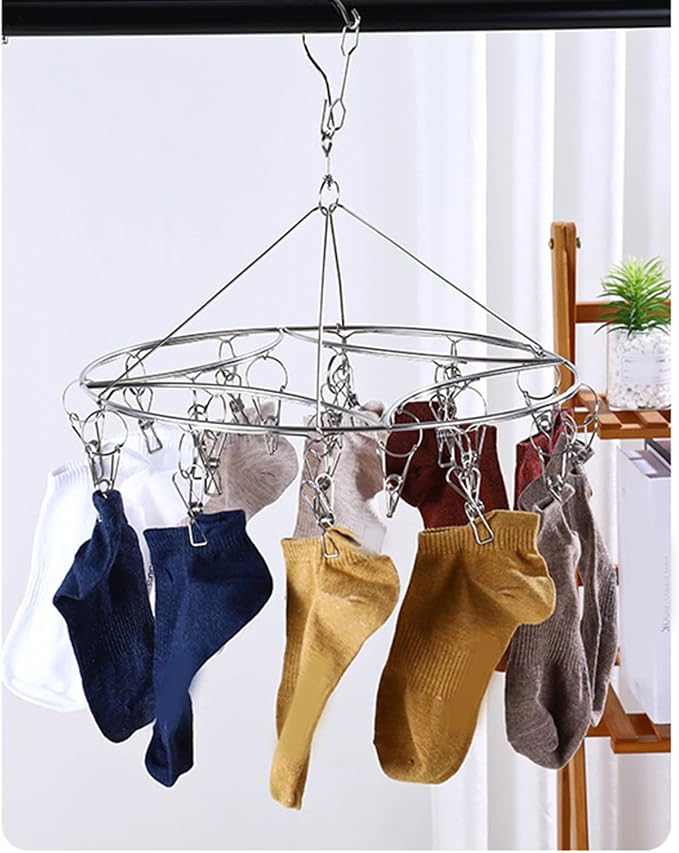Clothes Drying Racks Clip Hangers, Clothes Drying Hanger Stainless Steel Multi - Image 4