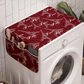 Ambesonne Eiffel Washing Machine Organizer, Romantic Valentines Day Eiffel by Ambesonne