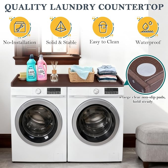 HDPE Washer Dryer Countertop, Washer and Dryer Topper - Image 6