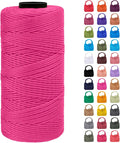 Braided Macrame Cord 1.5mm x 218yards Polypropylene Rope Polyester Rope Yarn by LEREATI
