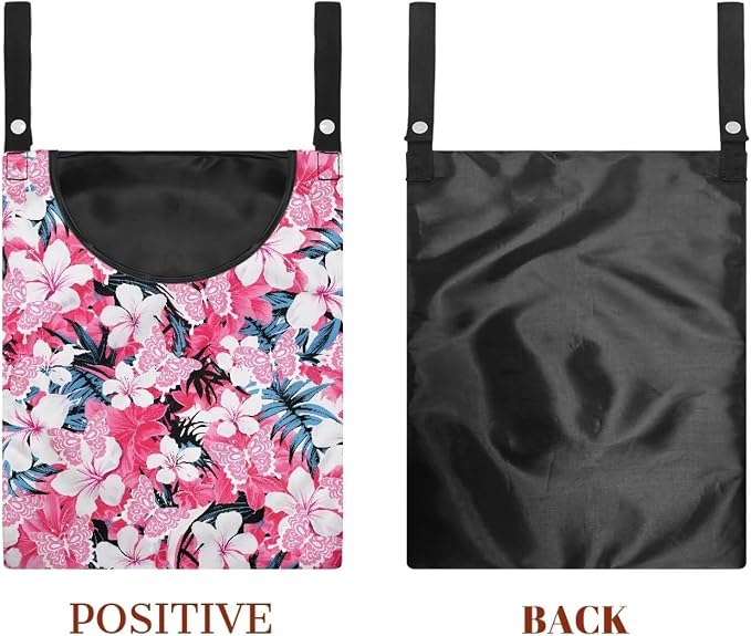 Frangipani Print Clothespin Bag - Image 7