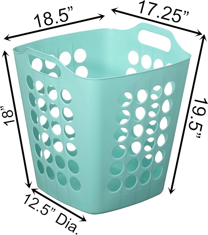 Flexible Plastic Laundry Basket - Image 4