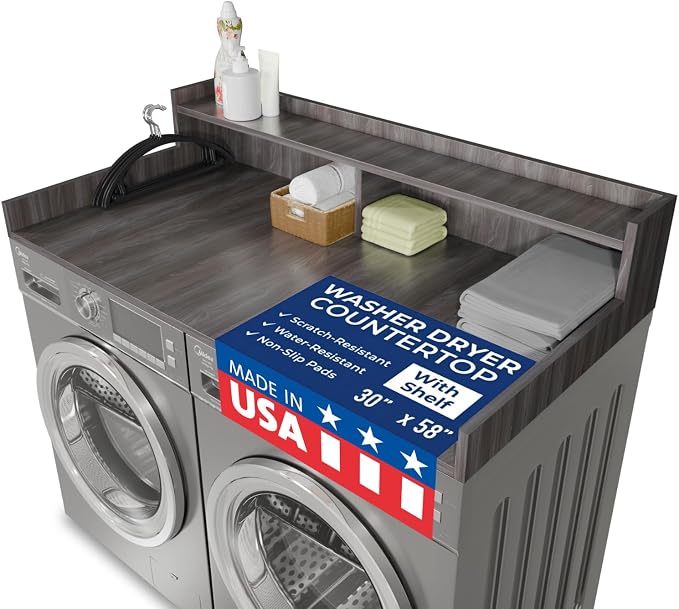 OfficeSimpli Large Washer Dryer Countertop by OfficeSimpliUS