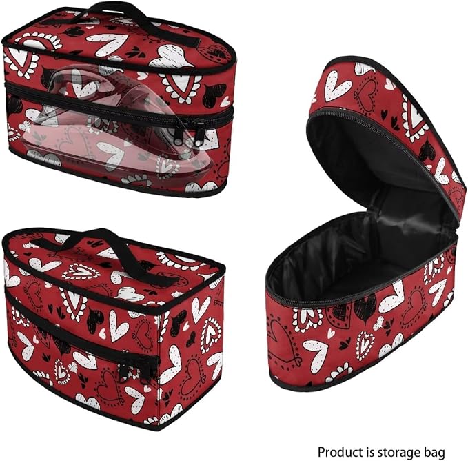 Red Love Heart Iron Storage Case - Image 7