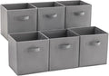 MAX Houser 6 Pack Foldable Fabric Storage Bins by MAXHouser