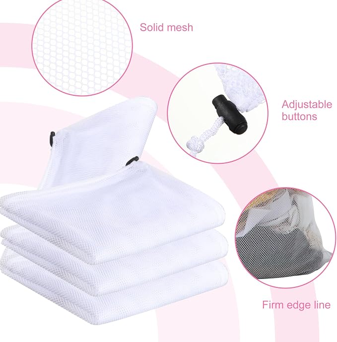 Berlune Large Mesh Laundry Bags, 24 x 36 Inch Bulk Wash Set - Image 4