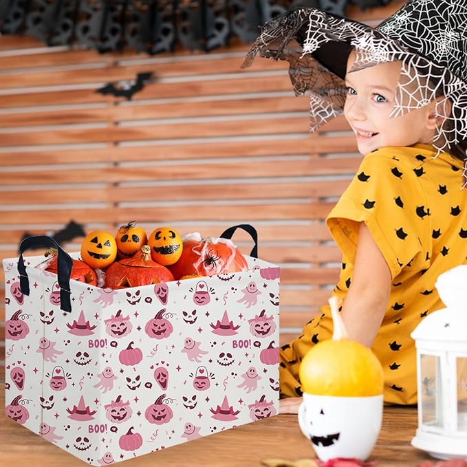 Rectangular Halloween Basket, Trick or Treat Basket - Image 3
