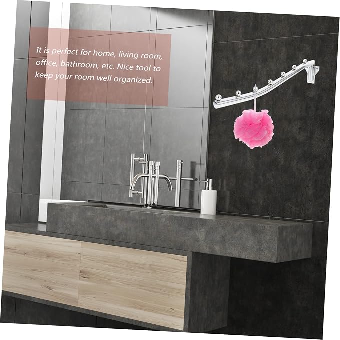 Cabilock Rotatable Folding Wall Mounted Clothes Hanger Hook - Image 9