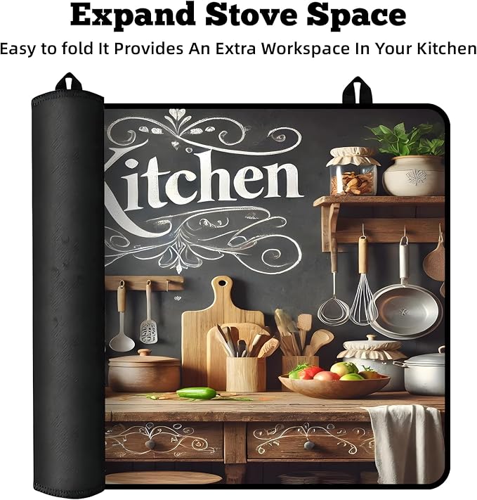 Multi-Design Stove Top Cover for Glass/Electric Stoves - Image 6